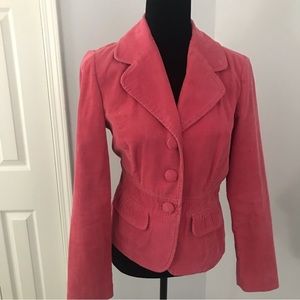 Pink Corduroy Jacket by INC. Size M